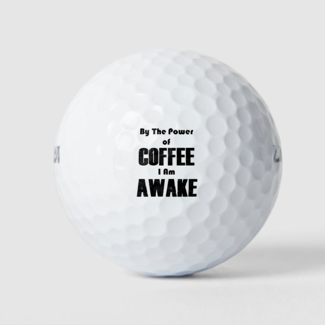 Balles De Golf PuissanteCAFÉ (Devant)