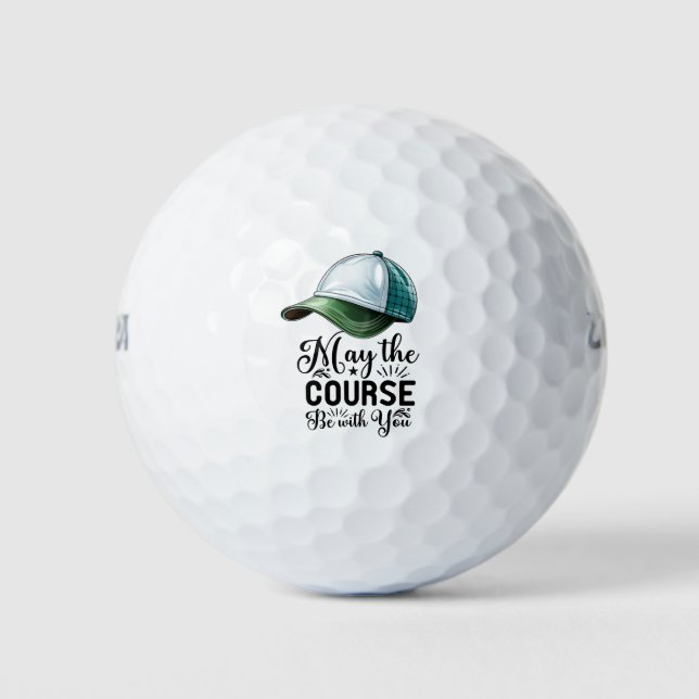 Balles De Golf Que le cours soit avec vous (Devant)