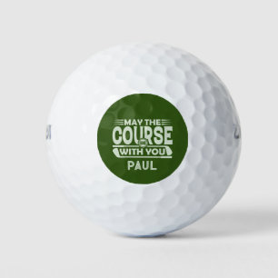 Balles De Golf Que le parcours soit avec vous Golf Balls