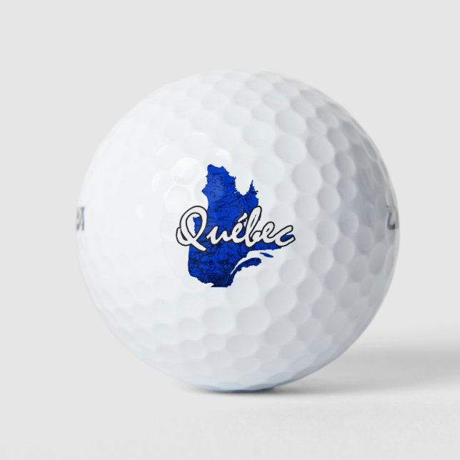 Balles De Golf Québec (Devant)
