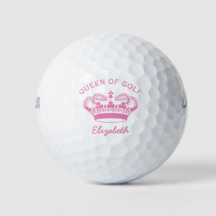 Balles De Golf Queen of Golf Pink Monogram Golf Balls