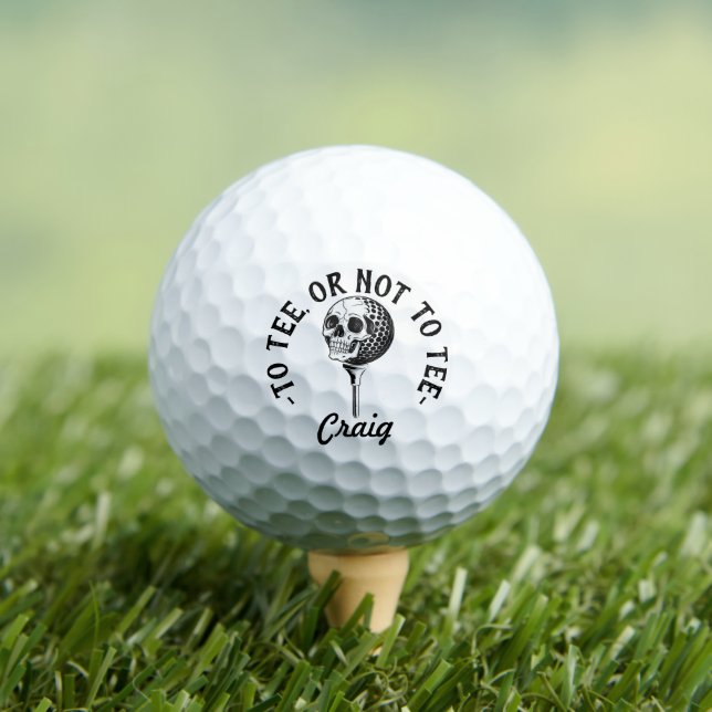 Balles De Golf Quote de Golfeur amusant personnalisé simple (T-shirt Insitu)