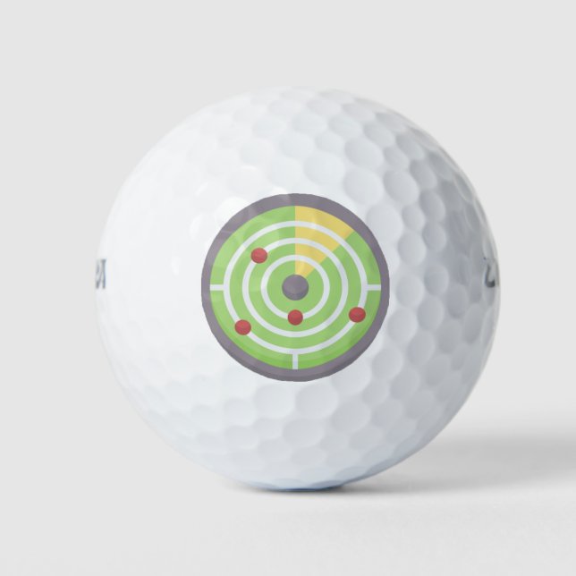 Balles De Golf Radar (Devant)