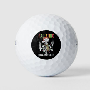 Balles De Golf Radiologie Noël Père Noël Skeleton Xray Technicien