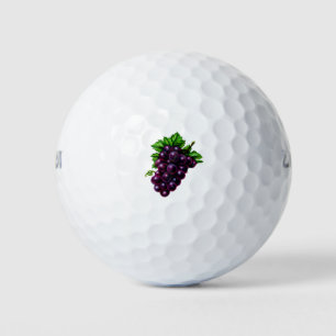 Balles De Golf Raisins de vin violet
