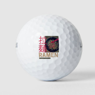 Balles De Golf Ramen japonais nouille Anime Vintage
