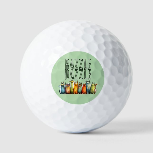Balles de golf Razzle Dazzle (Recto)