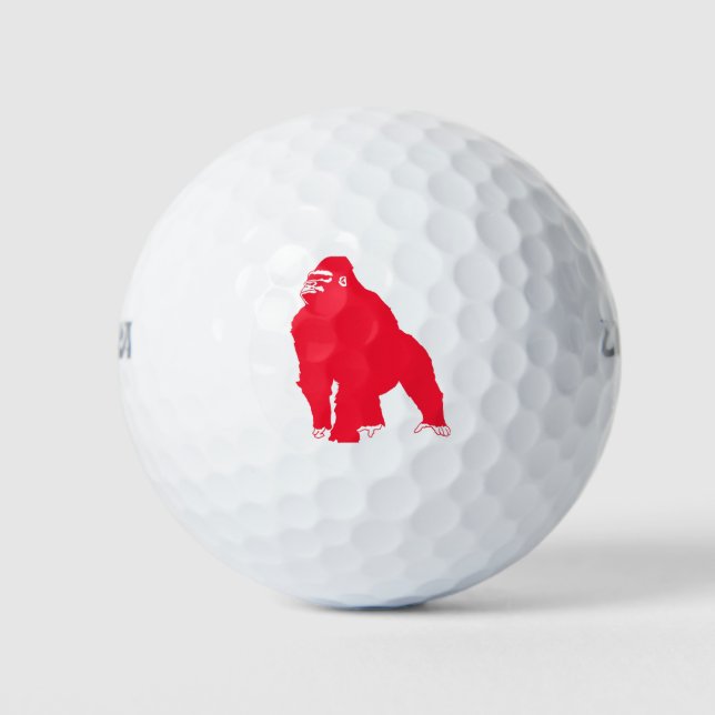 BALLES DE GOLF RED GORILLA (Devant)