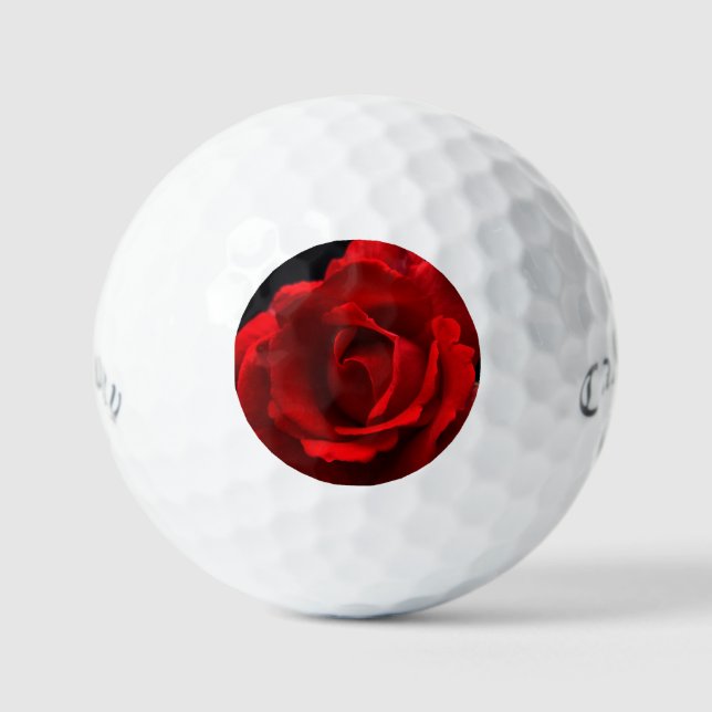 Balles De Golf Red Rose css gbcna (Recto)