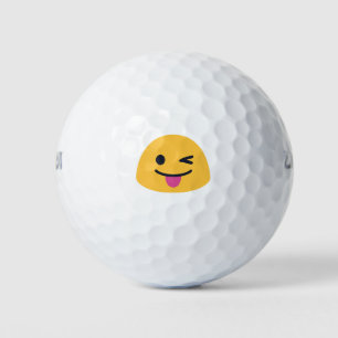 Balles De Golf Refroidi les yeux de la langue