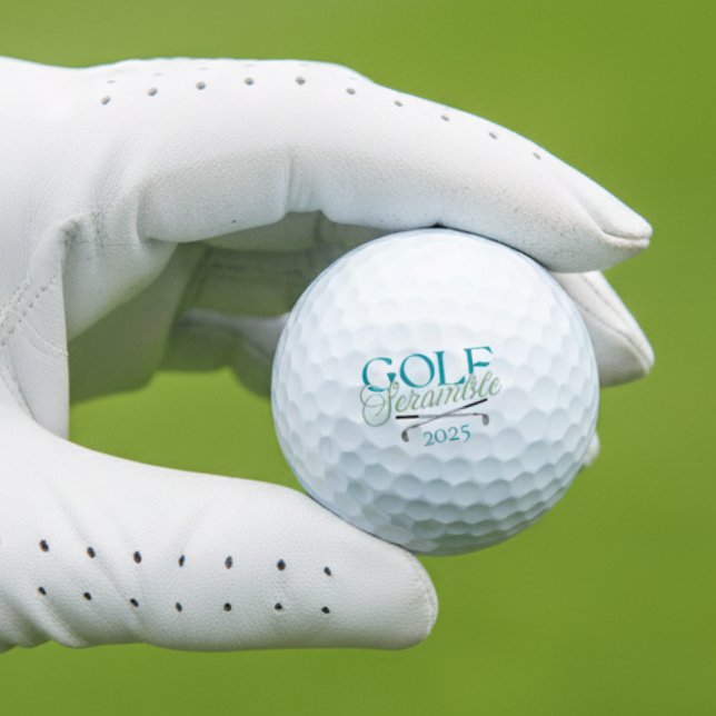 Balles De Golf Refroidisseur de canette personnalisé pour club de (Get ready to swing into celebration with this Custom Golf Scramble Club Name Golf Balls!)