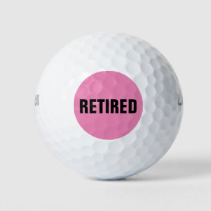 BALLES DE GOLF RETIRÉES