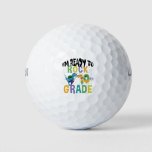 Balles De Golf Retour à l'école Je suis prêt à rocker 10e année D