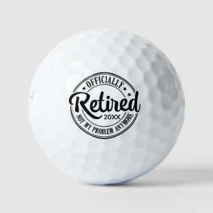 Balles De Golf Retraité officiellement