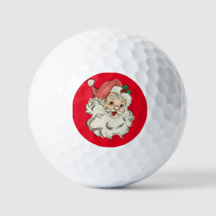 Balles De Golf Retro Père Noël
