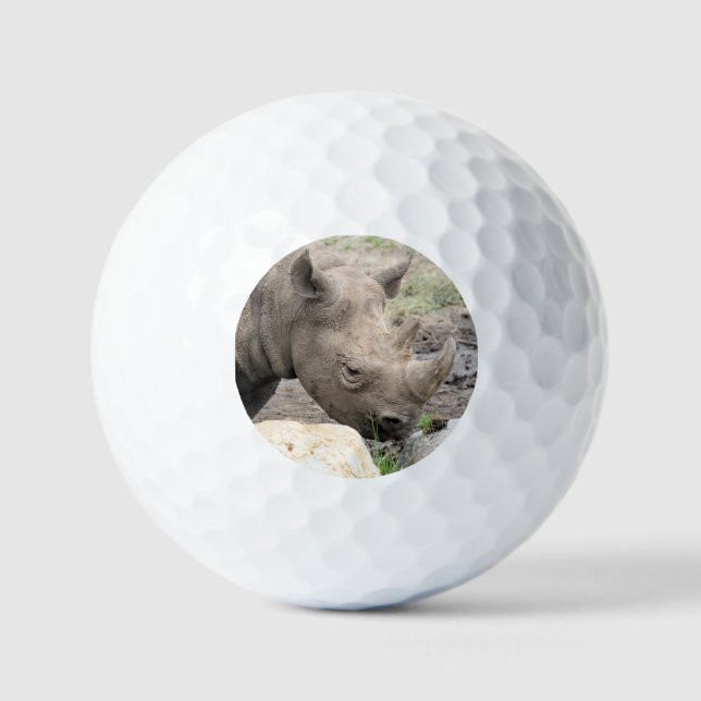 Balles De Golf rhino noir (Recto)