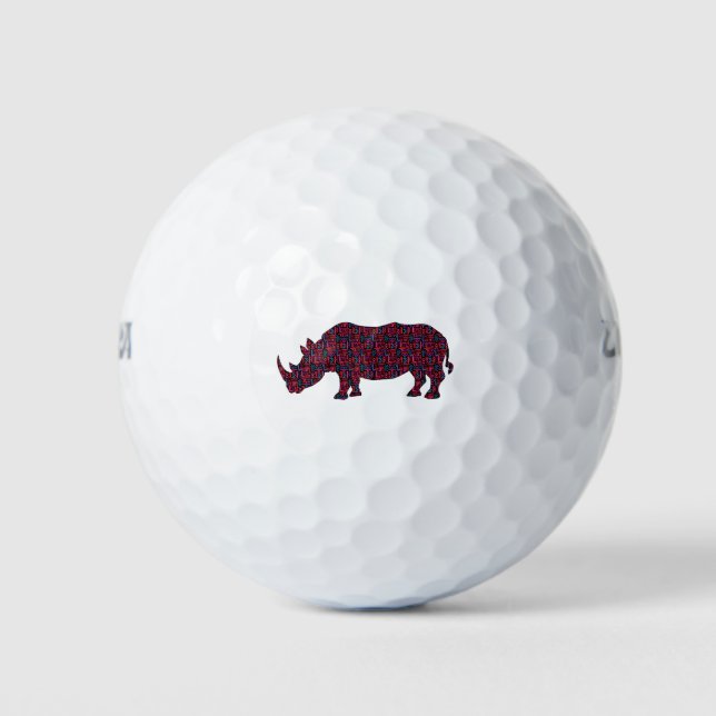 Balles De Golf Rhinoceroc (Devant)