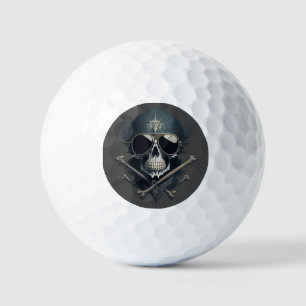 Balles De Golf Rock On Skull Tee