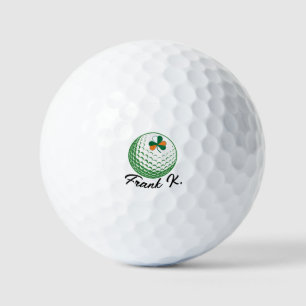 Balles De Golf Rock Your Irish Vibes, Drapeau Irlandais Design Sh