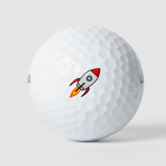 Balles De Golf Rocketship de dessin