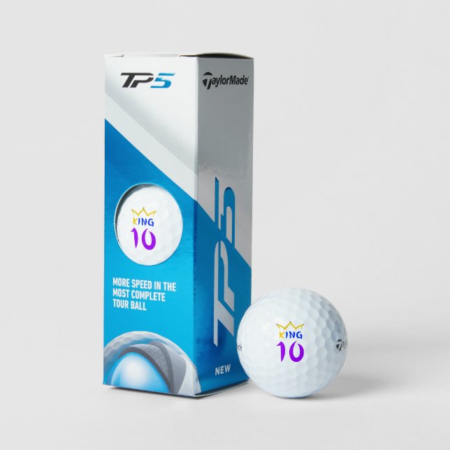 Balles De Golf Roi 10 (Conditionnement)