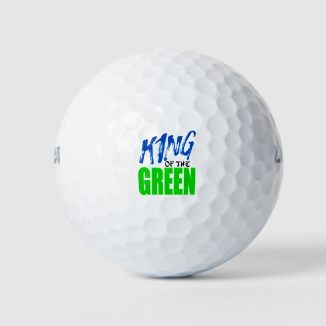 Balles De Golf roi du vert foncé (Devant)
