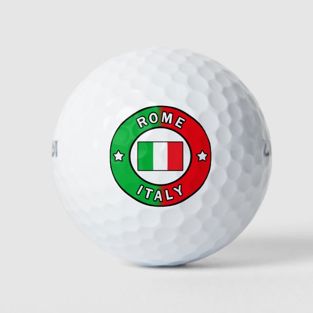 Balles De Golf Rome Italie (Devant)