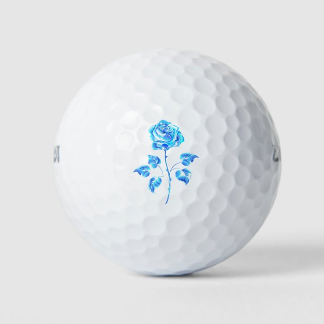 Balles De Golf Rose bleu brûlant (Devant)