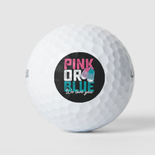 Balles De Golf Rose Ou Bleu Nous Vous Aimons Révélation De Sexe