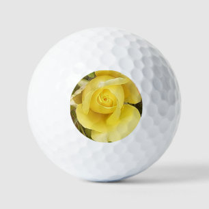 Balles De Golf Rosebud jaune