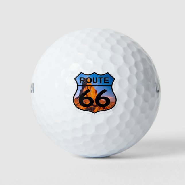 Balles De Golf route 66 (Devant)