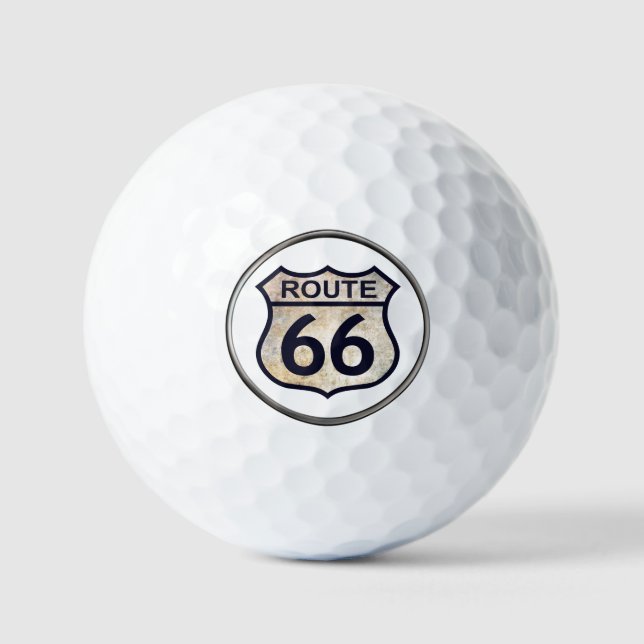 Balles De Golf Route 66 Golf Balls (Recto)
