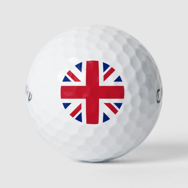 Balles De Golf Royaume-Uni Union Jack Drapeau des colonies britan (Devant)