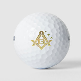 Balles De Golf Ruée d'or masonique