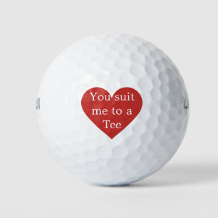Balles De Golf Saint Valentin cadeau amusant Vous me convenez à u