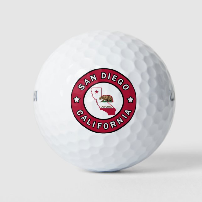 Balles De Golf San Diego Californie (Devant)