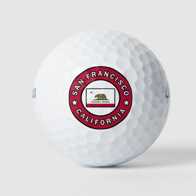 Balles De Golf San Francisco Californie (Devant)
