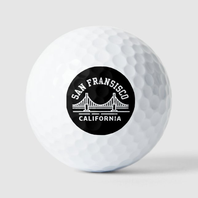 Balles De Golf San Francisco Californie (Recto)