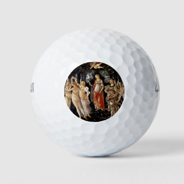 Balles De Golf Sandro Botticelli - La Primavera (Devant)