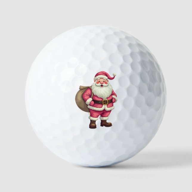 Balles De Golf Santa Claus (Recto)