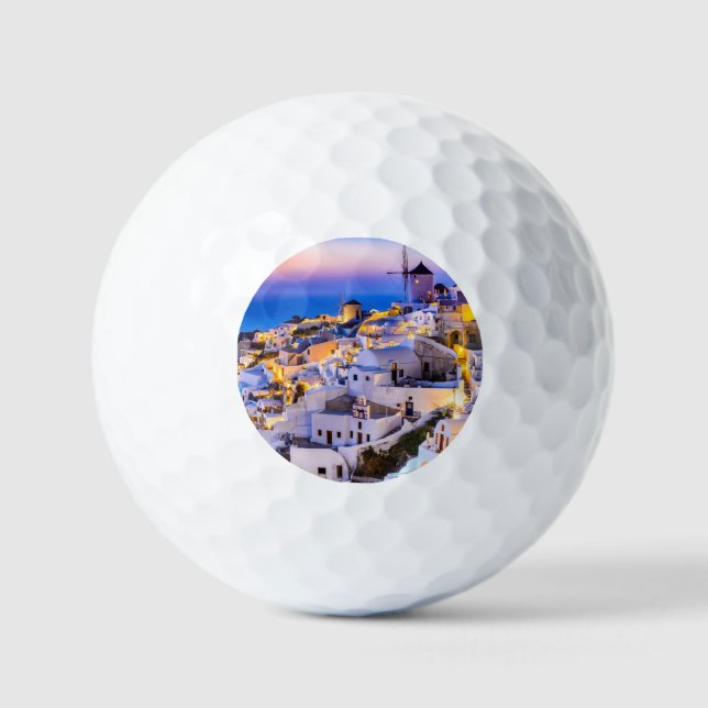 Balles De Golf Santorin Oia (Recto)