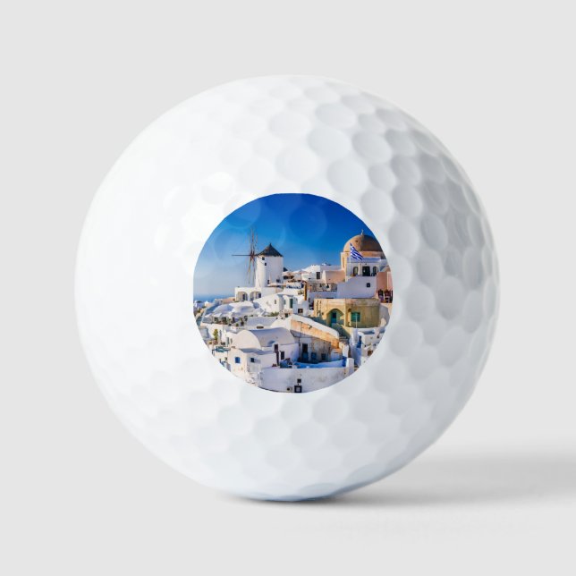 Balles De Golf Santorin Oia (Recto)