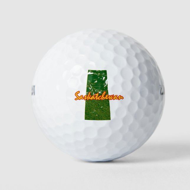 Balles De Golf Saskatchewan (Devant)