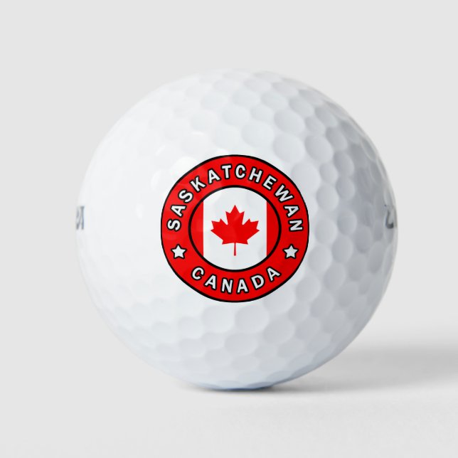 Balles De Golf Saskatchewan Canada (Devant)