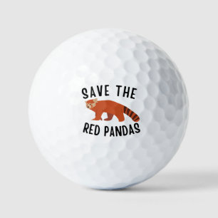 Balles De Golf Sauver les pandas roux