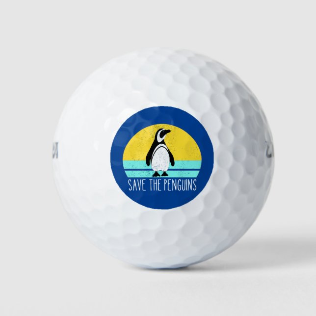 Balles De Golf Sauvez Les Pingouins (Devant)