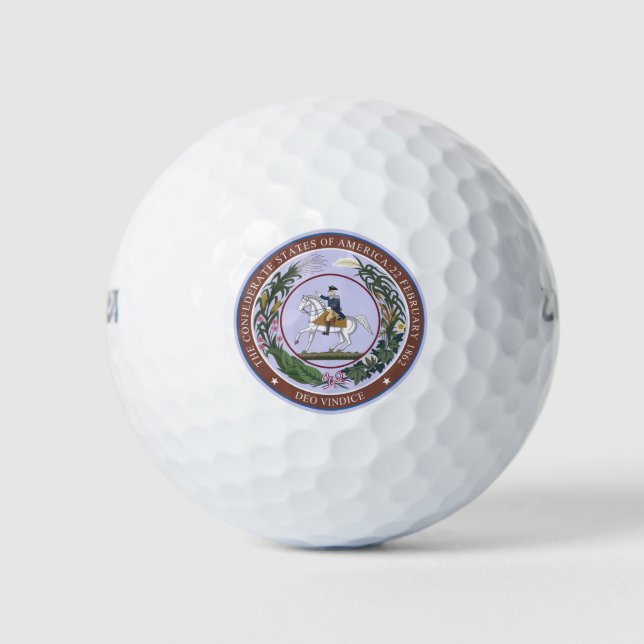 BALLES DE GOLF SCEAU DE LA CONFÉDÉRATIE (Devant)