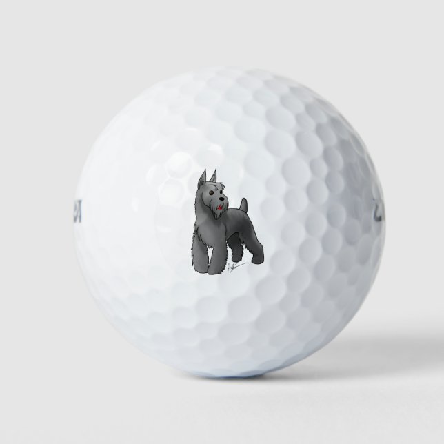 Balles De Golf Schnauzer (Devant)