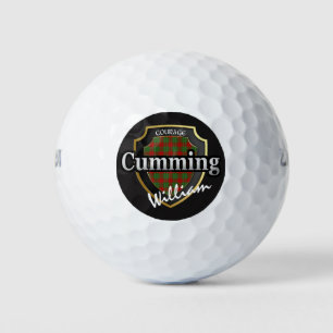 Balles De Golf Scottish Clan Cumming Personnalisez votre nom