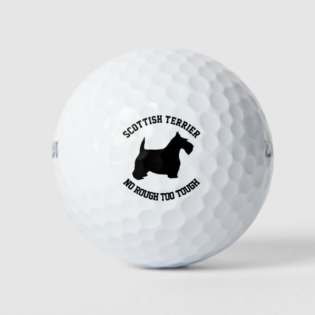 Balles De Golf Scottish Terrier (Devant)